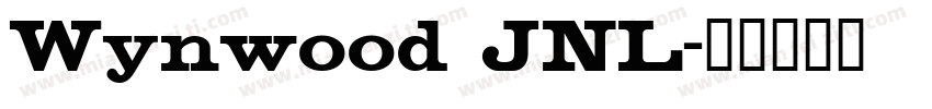 Wynwood JNL字体转换